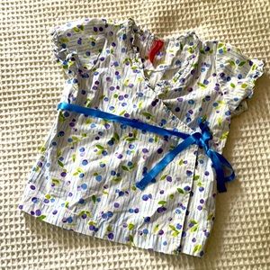 Hanna Anderson girls wrap blouse